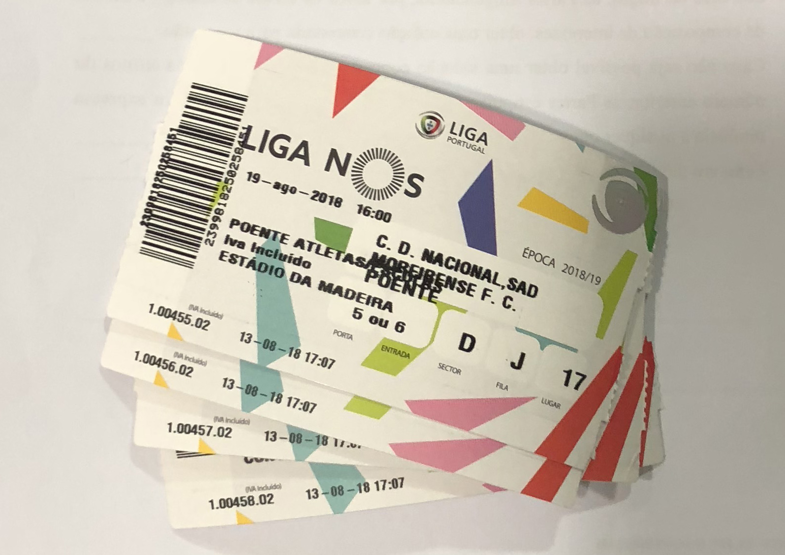 Bilhetes Liga Portugal