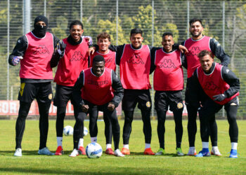 Treino matinal contou com a presença da chuva e vento forte