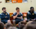 Comitiva alvi-negra visitou Escola B1+PE Ribeiro Domingos Dias