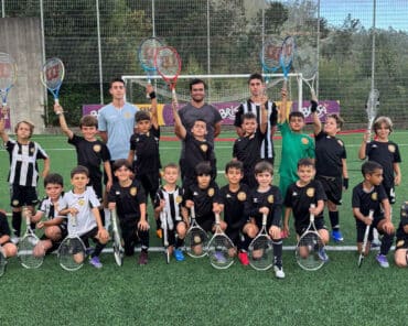 Formação: Sub-8 partilharam momentos de mini-ténis