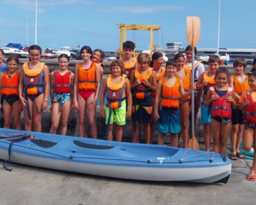 Natação: Cadetes alvi-negros desfrutam de tarde de canoagem e paddle