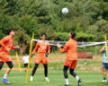 Recuperação marcou o treino desta manhã em Lousada