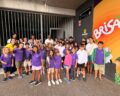Jovens do Campo de Férias da Casa São José Juventude visitam a Cidade Desportiva