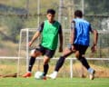 Penúltimo treino antes da viagem para a jornada 8
