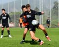 Plantel ultima preparação para partida com o SC Braga